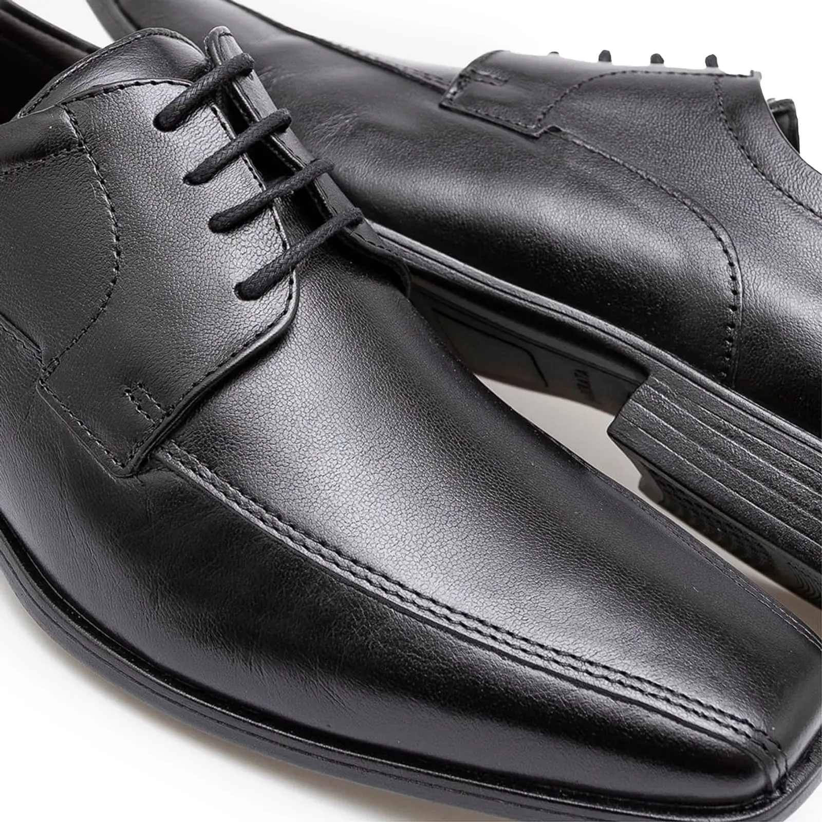 Democrata Sapato 244101-001 Preto . Couro Bovino -4-